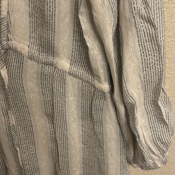 Blue Island Women Vertical Striped Swimsuit Cover Up Size XS - Picture 6 of 8